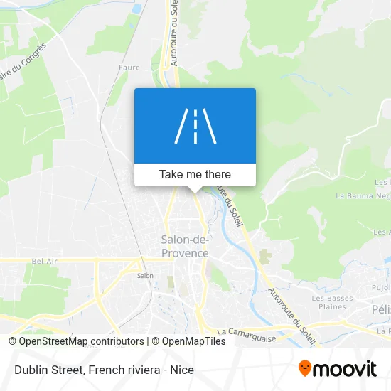Mapa Rue De Dublin