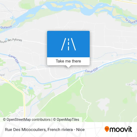 Rue Des Micocouliers map