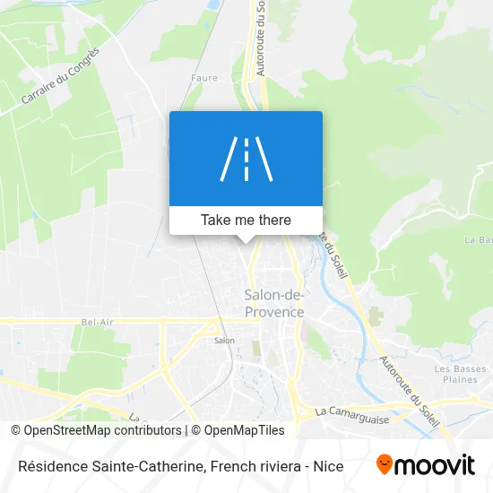 Résidence Sainte-Catherine map
