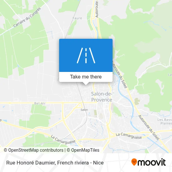 Rue Honoré Daumier map