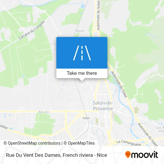 Rue Du Vent Des Dames map
