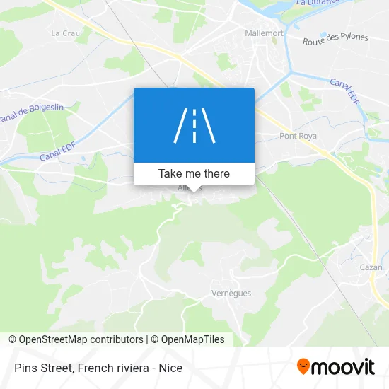 Rue Des Pins map