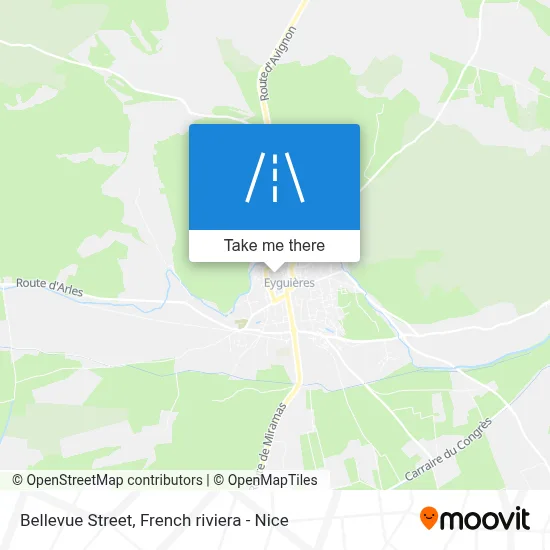 Rue Bellevue map