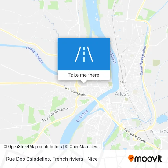 Rue Des Saladelles map