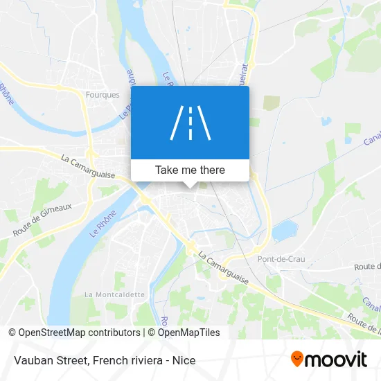 Mapa Rue Vauban