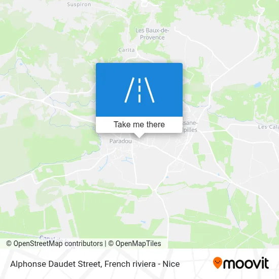 Rue Alphonse Daudet map