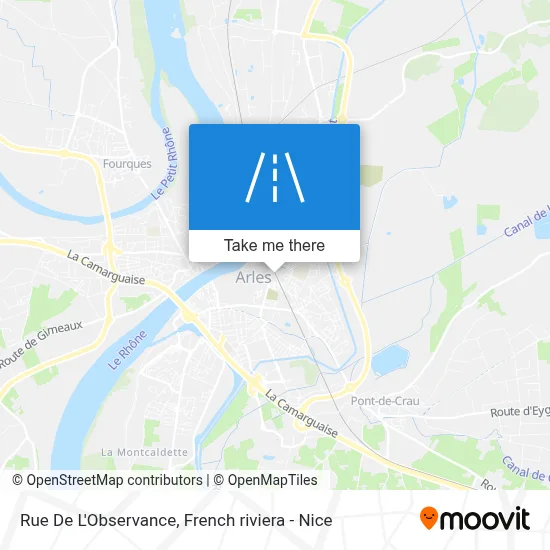 Mapa Rue De L'Observance