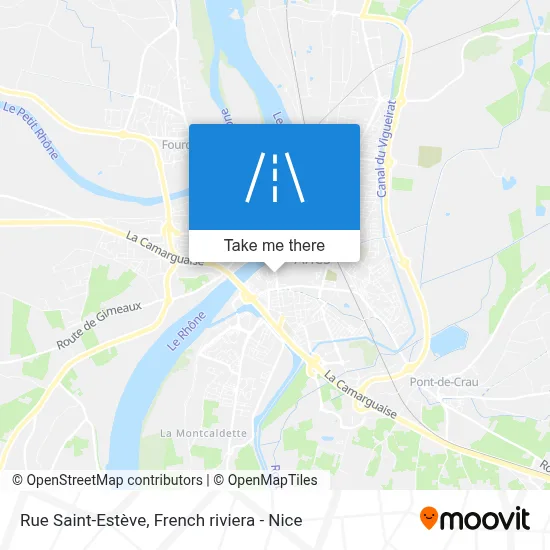 Rue Saint-Estève map