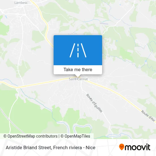 Mapa Rue Aristide Briand