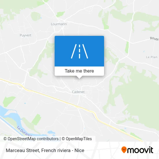 Mapa Rue Marceau