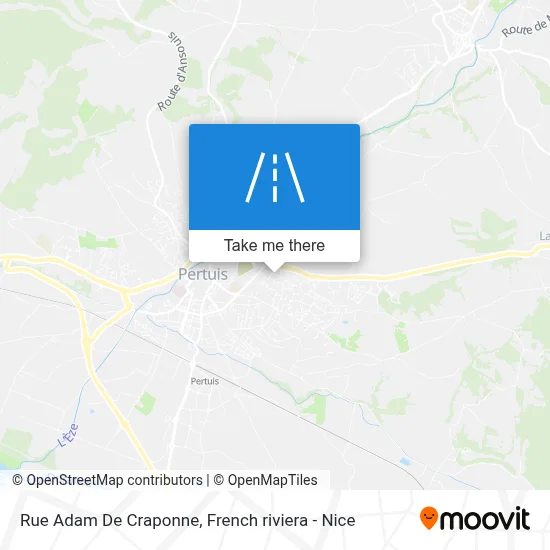 Rue Adam De Craponne map