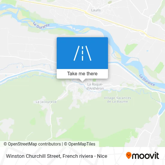 Rue Winston Churchill map