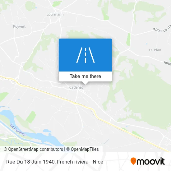 Rue Du 18 Juin 1940 map