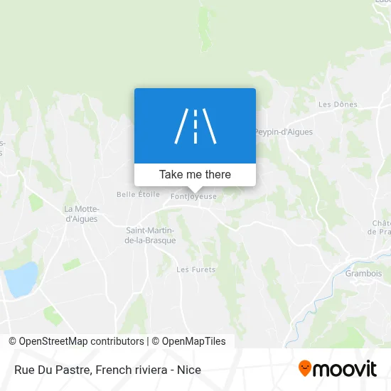 Mapa Rue Du Pastre