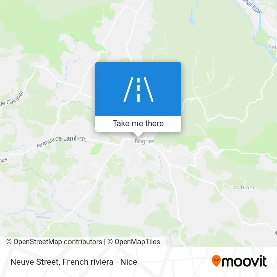Mapa Rue Neuve