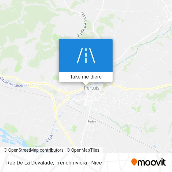 Rue De La Dévalade map