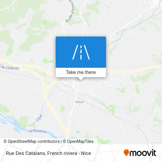 Rue Des Catalans map