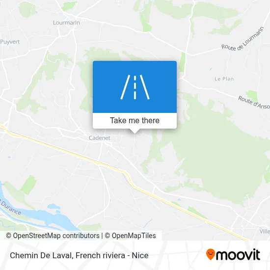 Chemin De Laval map