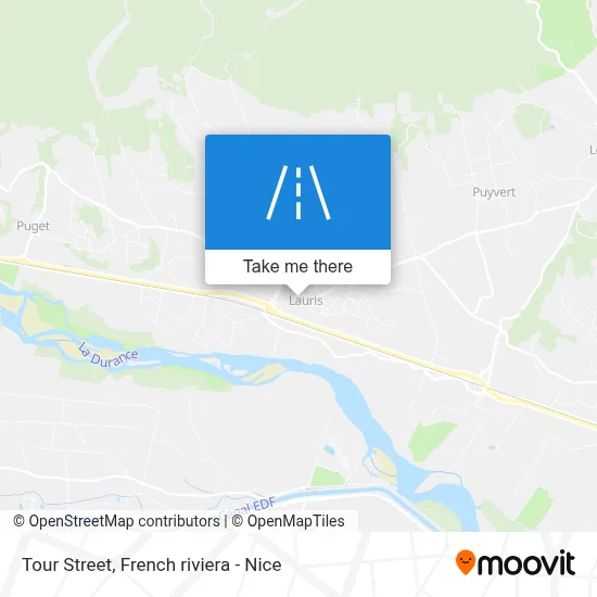 Mapa Rue De La Tour