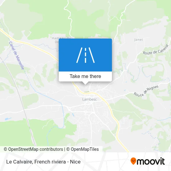 Le Calvaire map