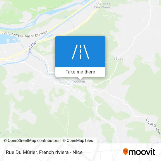 Rue Du Mûrier map