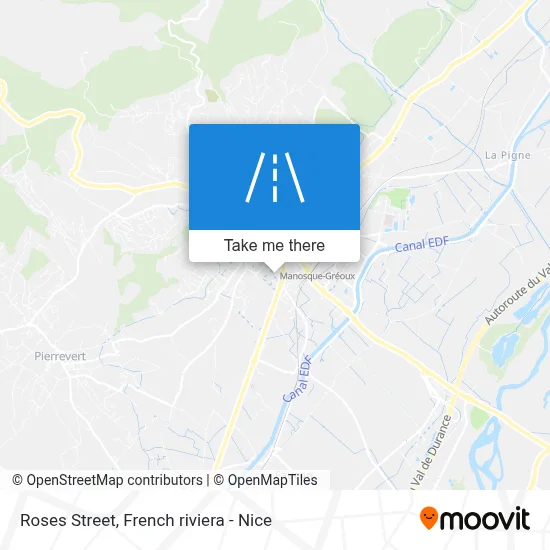 Rue Des Roses map