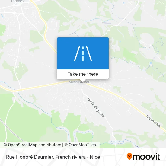 Rue Honoré Daumier map