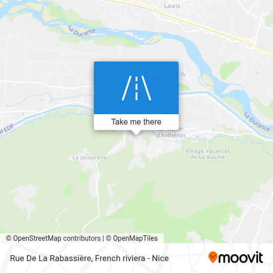 Rue De La Rabassière map