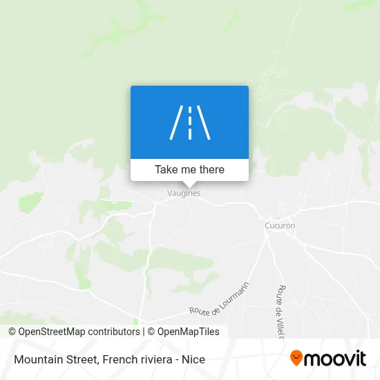 Rue De La Montagne map