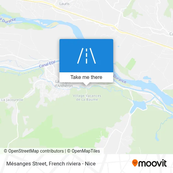 Rue Des Mésanges map