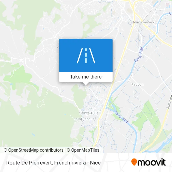 Route De Pierrevert map