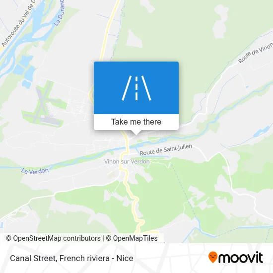 Rue Du Canal map