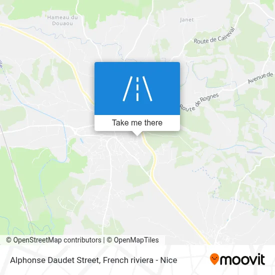 Rue Alphonse Daudet map