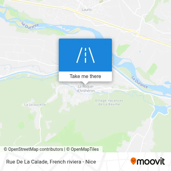 Mapa Rue De La Calade