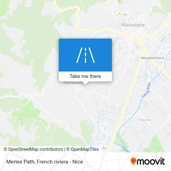 Chemin Des Merles map