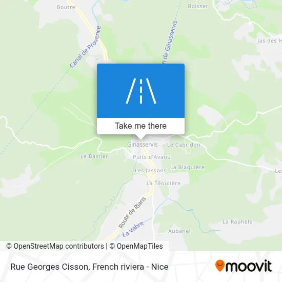 Mapa Rue Georges Cisson