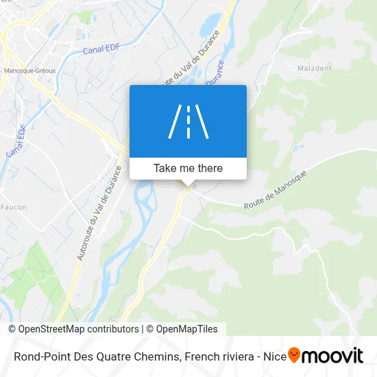 Rond-Point Des Quatre Chemins map
