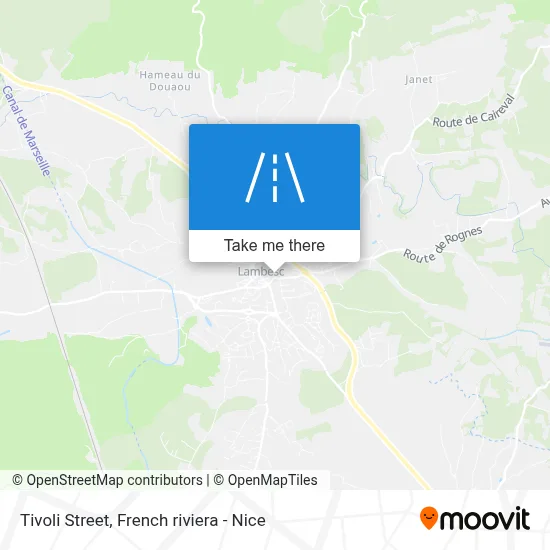 Rue Tivoli map