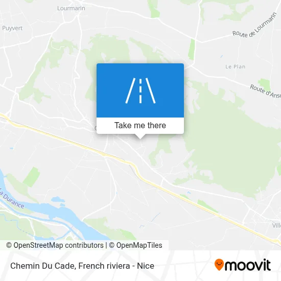 Chemin Du Cade map