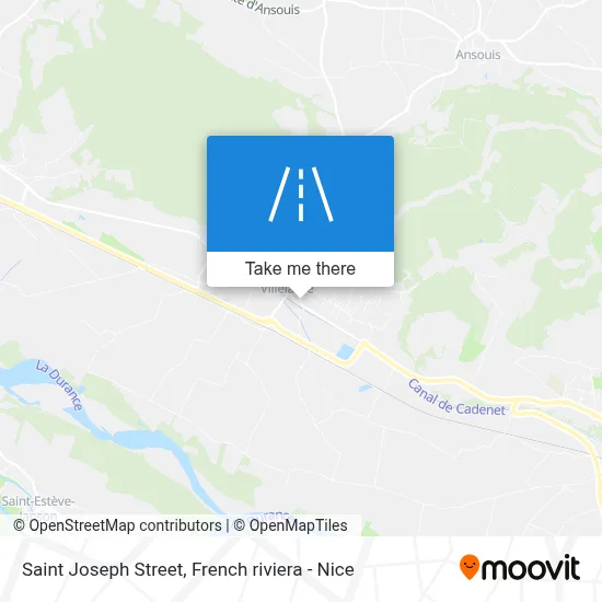 Mapa Rue Saint-Joseph