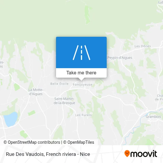 Rue Des Vaudois map