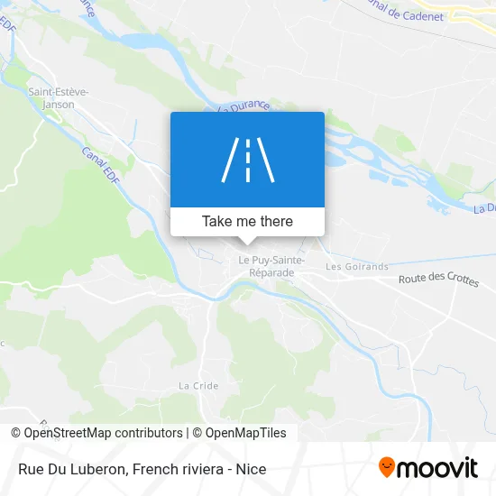 Rue Du Luberon map