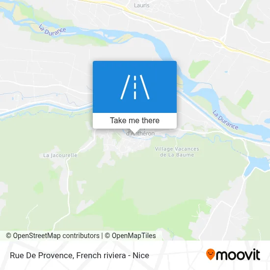 Rue De Provence map