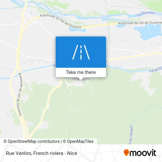 Rue Vanloo map