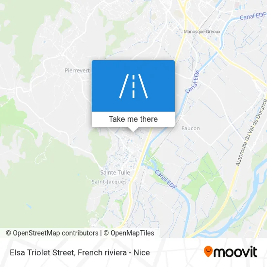 Mapa Rue Elsa Triolet