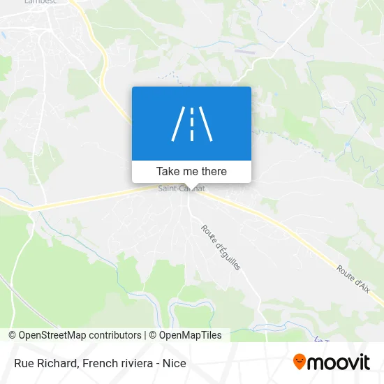 Mapa Rue Richard