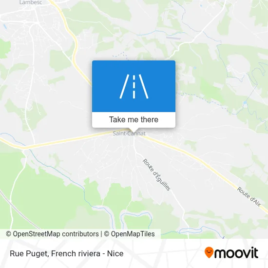 Mapa Rue Puget