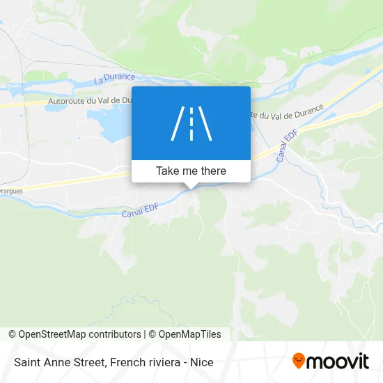 Mapa Rue Sainte-Anne
