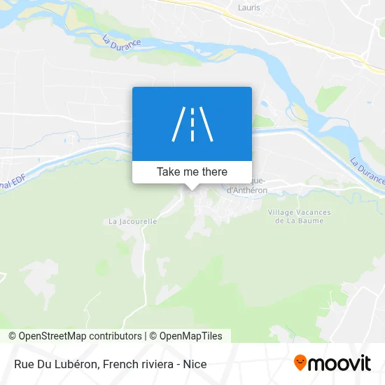 Rue Du Lubéron map