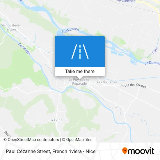 Rue Paul Cézanne map